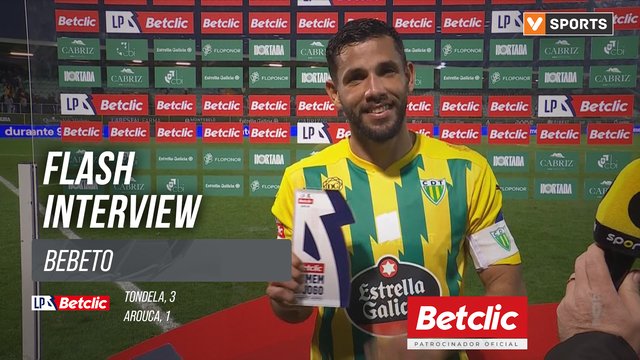 I Liga (#17) | Tondela 3-1 Arouca: Flash Interview Bebeto