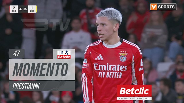 Benfica, Jogada, Prestianni aos 47'