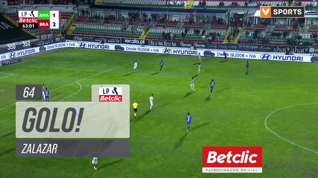 GOLO! Braga, Zalazar aos 64', Estrela Amadora 1-3 Braga