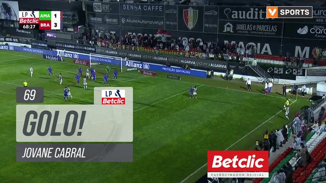 GOLO! Estrela Amadora, Jovane Cabral aos 69', Estrela Amadora 2-3 Braga