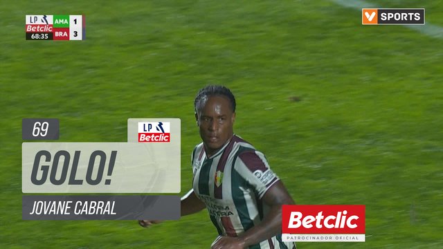 GOLO! Estrela Amadora, Jovane Cabral aos 69', Estrela Amadora 2-3 Braga