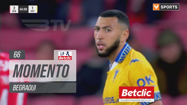Estoril, Jogada, Begraoui aos 66'