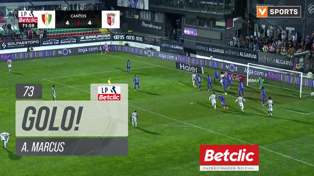 GOLO! Estrela Amadora, A. Marcus aos 73', Estrela Amadora 3-3 Braga