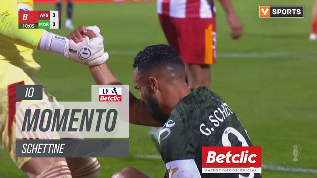 Moreirense, Jogada, Schettine aos 10'