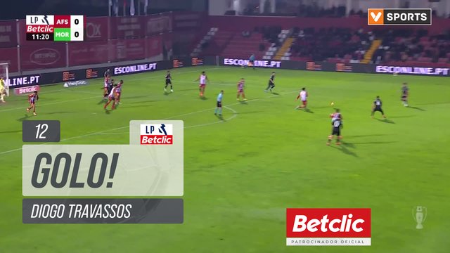 GOLO! Moreirense, Diogo Travassos aos 12', AVS 0-1 Moreirense