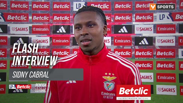 I Liga (#17) | Benfica 3-1 Estoril: Flash Interview Sidny Cabral
