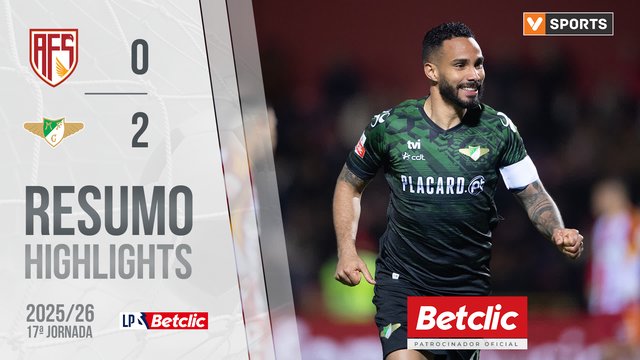 Liga Portugal Betclic (17ªJ): Resumo AVS 0-2 Moreirense