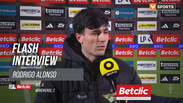 I Liga (#17) | AVS 0-2 Moreirense: Flash Interview Rodrigo Alonso