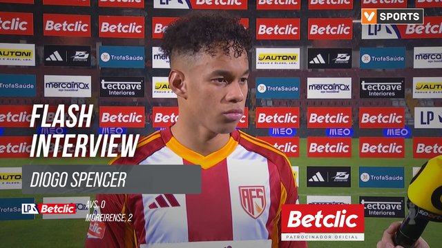 I Liga (#17) | AVS 0-2 Moreirense: Flash Interview Diogo Spencer