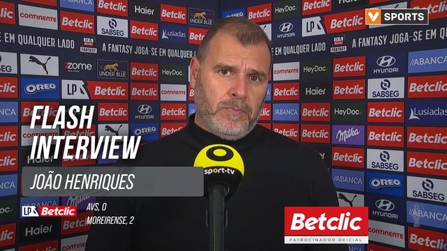 I Liga (#17) | AVS 0-2 Moreirense: Flash Interview João Henriques