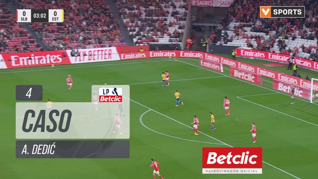 Benfica, Caso, A. Dedić aos 4'