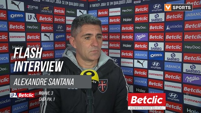 I Liga (#17) | Rio Ave 3-1 Casa Pia: Flash Interview Alexandre Santana