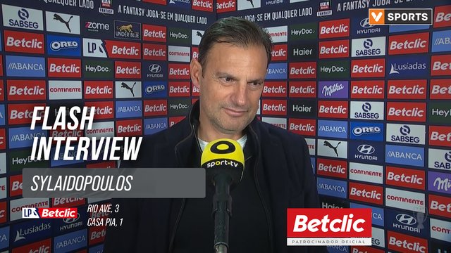 I Liga (#17) | Rio Ave 3-1 Casa Pia: Flash Interview Sylaidopoulos