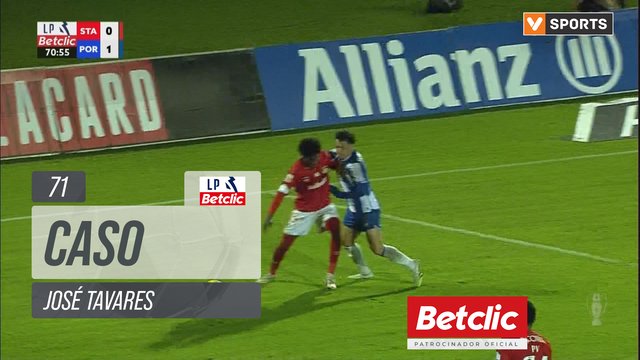 Santa Clara, Caso, José Tavares aos 71'