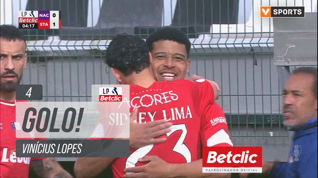 GOLO! Santa Clara, Vinícius Lopes aos 4', Nacional 0-1 Santa Clara