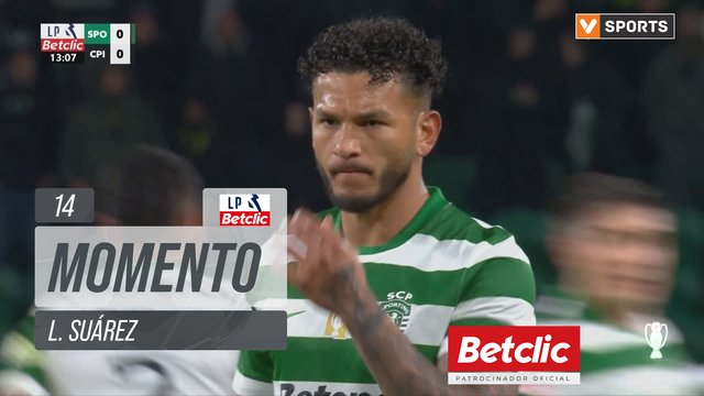 Sporting, Jogada, L. Suárez aos 14'