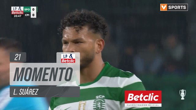 Sporting, Jogada, L. Suárez aos 21'