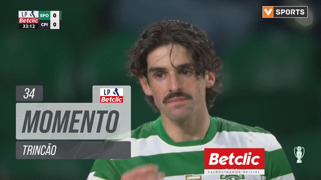Sporting, Jogada, Trincão aos 34'