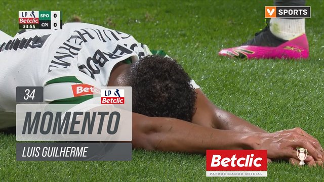 Sporting, Jogada, Luis Guilherme aos 34'