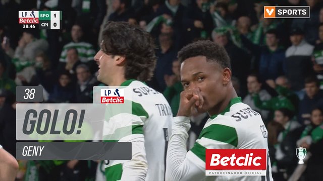 GOLO! Sporting, Geny aos 38', Sporting 1-0 Casa Pia