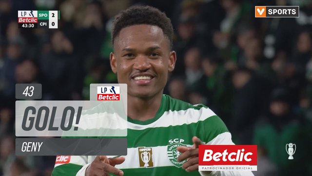 GOLO! Sporting, Geny aos 43', Sporting 2-0 Casa Pia