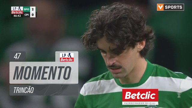 Sporting, Jogada, Trincão aos 47'