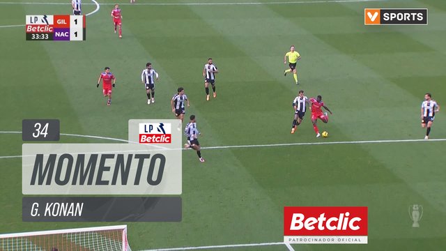 Gil Vicente, Jogada, G. Konan aos 34'