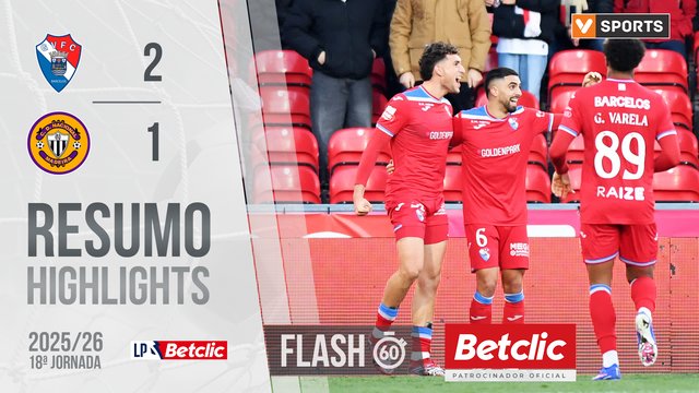 Liga Portugal Betclic (18ªJ): Resumo Flash Gil Vicente 2-1 Nacional