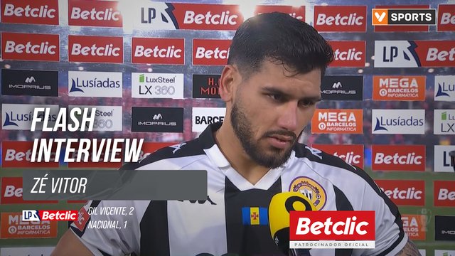 I Liga (#18) | Gil Vicente 2-1 Nacional: Flash Interview Zé Vitor