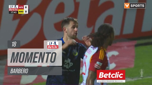 Arouca, Jogada, Barbero aos 18'