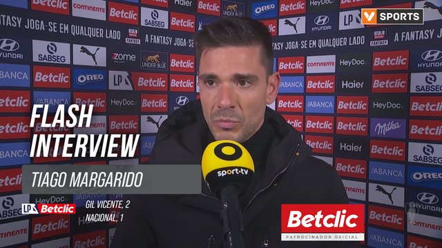I Liga (#18) | Gil Vicente 2-1 Nacional: Flash Interview Tiago Margarido