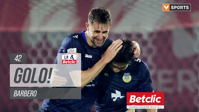 GOLO! Arouca, Barbero aos 42', AFS 0-1 Arouca