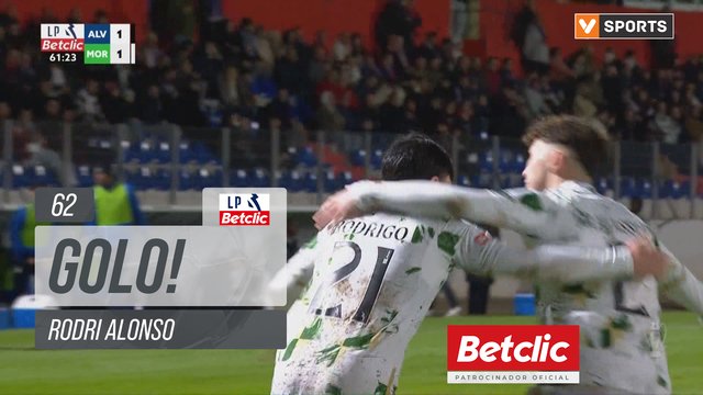 GOLO! Moreirense, Rodri Alonso aos 62', Alverca 1-1 Moreirense