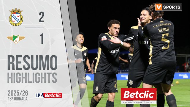 Liga Portugal Betclic (18ªJ): Resumo Alverca 2-1 Moreirense