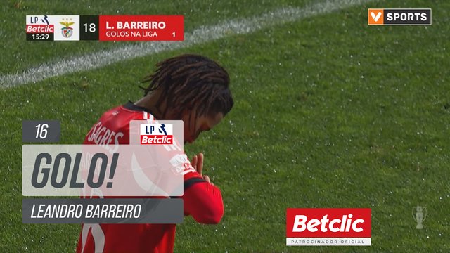 GOLO! Benfica, Leandro Barreiro aos 16', Rio Ave 0-1 Benfica