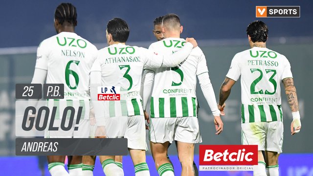 GOLO! Benfica, Andreas (p.b.) aos 25', Rio Ave 0-2 Benfica