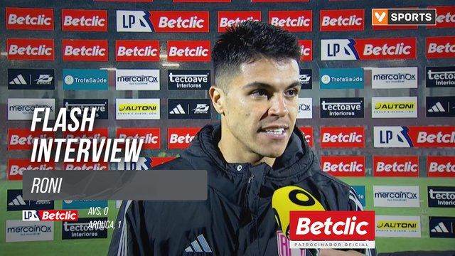 I Liga (#18) | AVS 0-1 Arouca: Flash Interview Roni