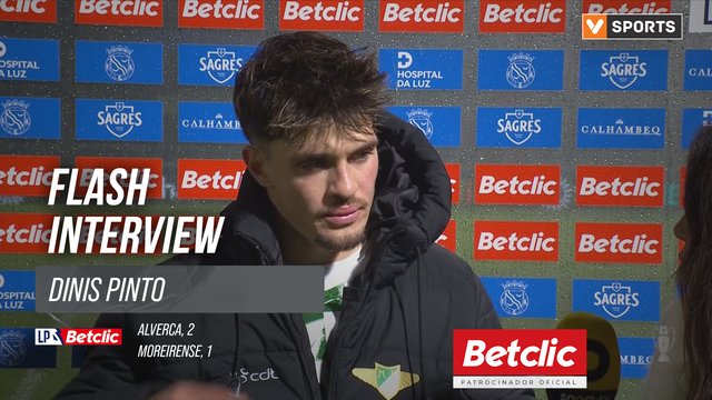 I Liga (#18) | Alverca 2-1 Moreirense: Flash Interview Dinis Pinto