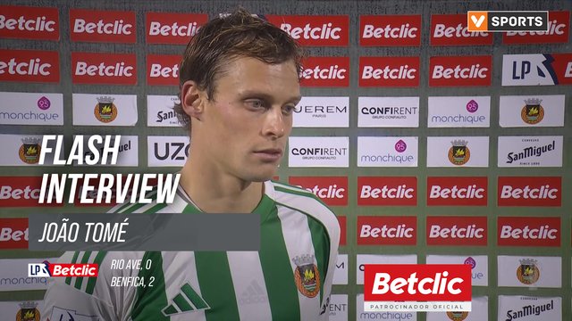 I Liga (#18) | Rio Ave 0-2 Benfica: Flash Interview João Tomé