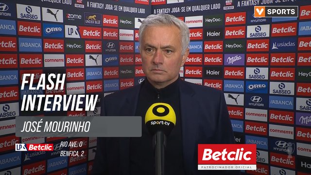 I Liga (#18) | Rio Ave 0-2 Benfica: Flash Interview José Mourinho