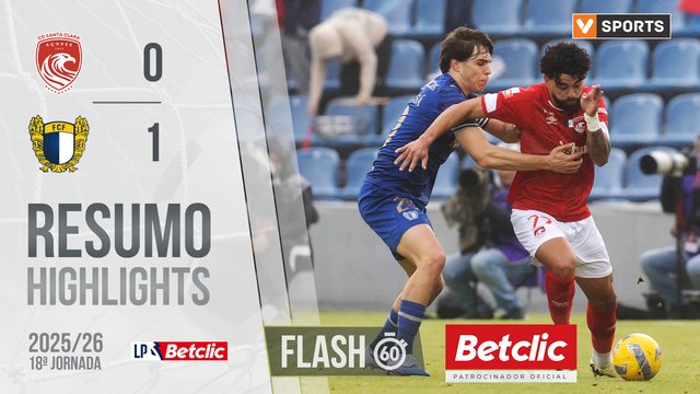 Liga Portugal Betclic (18ªJ): Resumo Flash Santa Clara 0-1 Famalicão