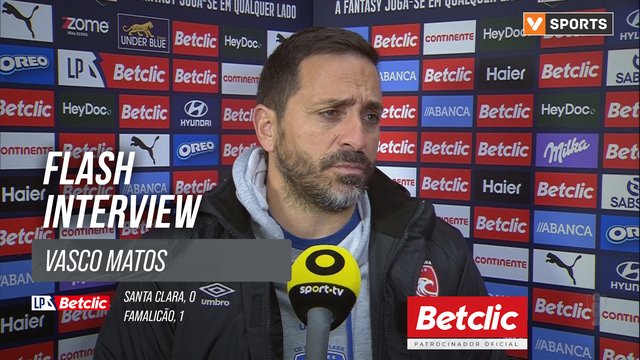 I Liga (#18) | Santa Clara 0-1 Famalicão: Flash Interview Vasco Matos