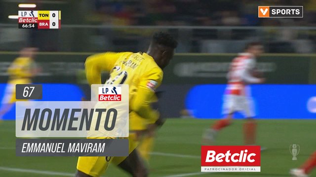 Tondela, Jogada, Emmanuel Maviram aos 67'