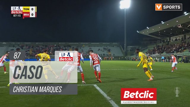Tondela, Caso, Christian Marques aos 87'