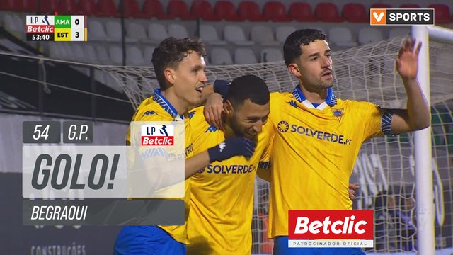 GOLO! Estoril Praia, Begraoui aos 54', Estrela Amadora 0-3 Estoril Praia