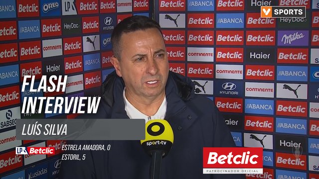 I Liga (#18) | Estrela Amadora 0-5 Estoril: Flash Interview Luís Silva