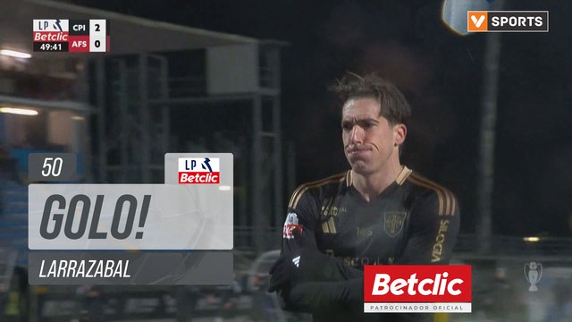 GOLO! Casa Pia, Larrazabal aos 50', Casa Pia 2-0 AFS
