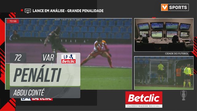 Casa Pia, Penálti, Abdu Conté aos 72'