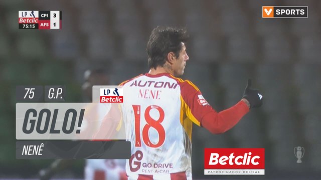 GOLO! AFS, Nenê aos 75', Casa Pia 3-1 AFS