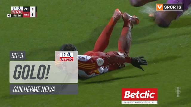 GOLO! AFS, Guilherme Neiva aos 90'+9', Casa Pia 3-3 AFS